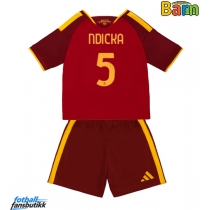 AS Roma Evan Ndicka #5 Hjemmedraktsett Barn 2026-27 Kortermet (+ Korte bukser)